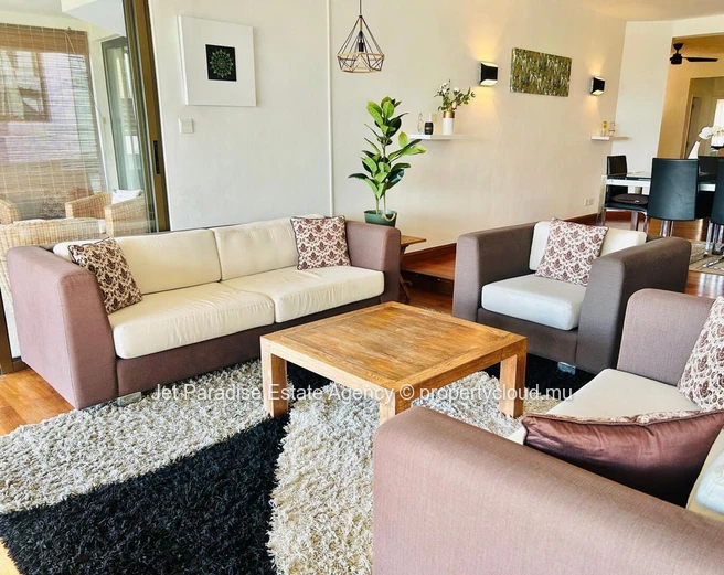 Luxury Furnished Apartment with Private Pool in Tamarin - Sea & Mountain Views! 3 Bed, Close to School, Golf, Hospita...