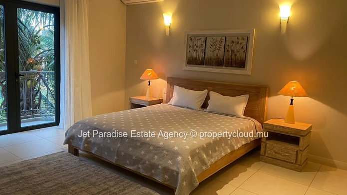 Luxury 3-Bedroom Balinese-Style Apartment in Secure Residence, 5 Minutes from the Beach