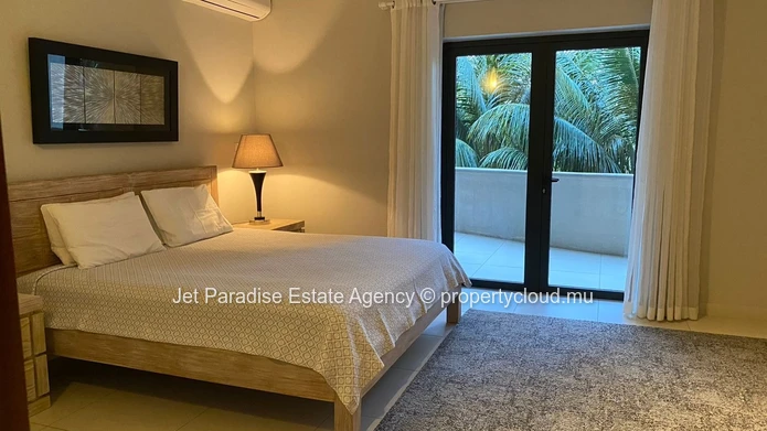 Luxury 3-Bedroom Balinese-Style Apartment in Secure Residence, 5 Minutes from the Beach